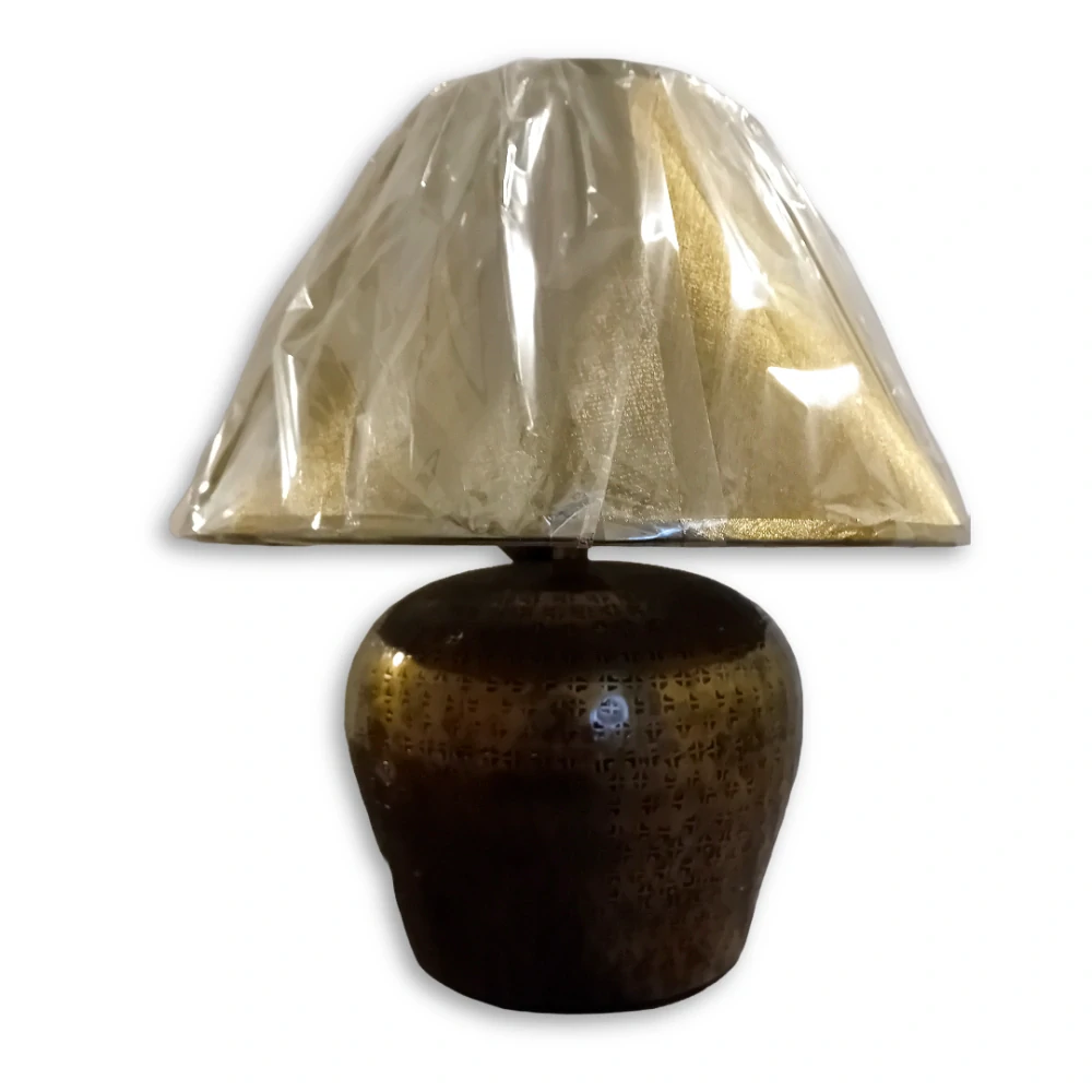 Stolní lampa Zlatá