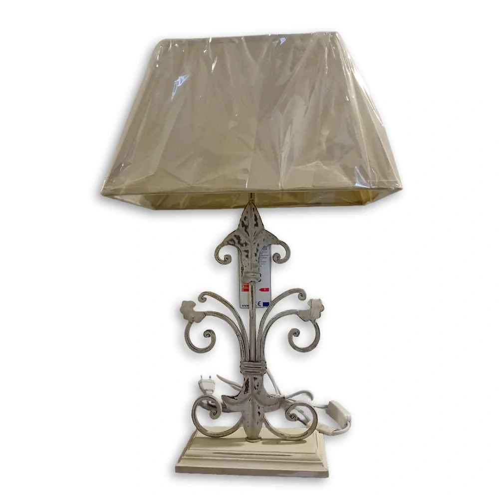 Stolní lampa kovová Rustikal