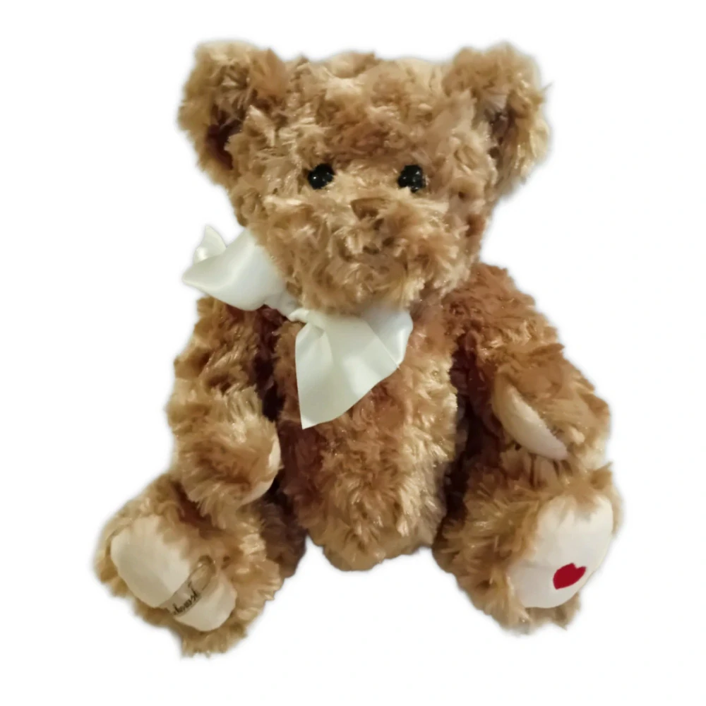 Classic Ludwig medvěd s bílou mašlí 35 cm