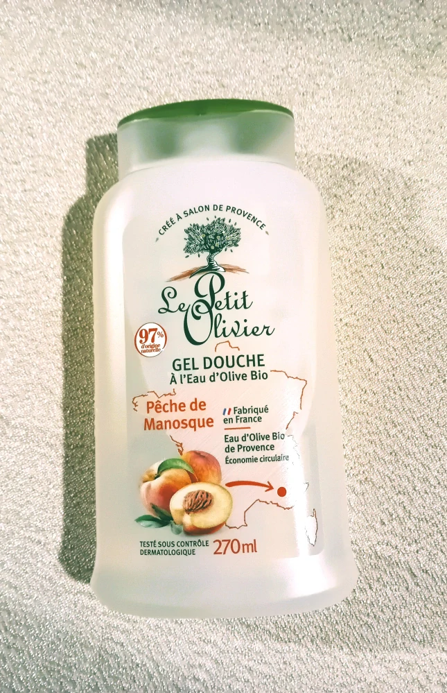 Sprchový hydratační gel Broskve z Manosque