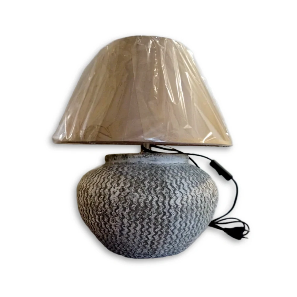 Stolní lampa keramická Oblá