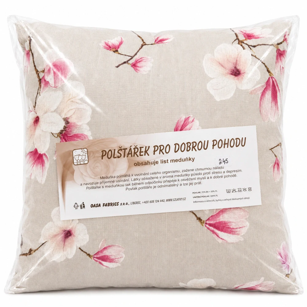 Bylinkový polštářek motiv Magnolie