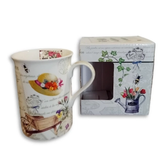 Porcelánový hrnek Zahrada