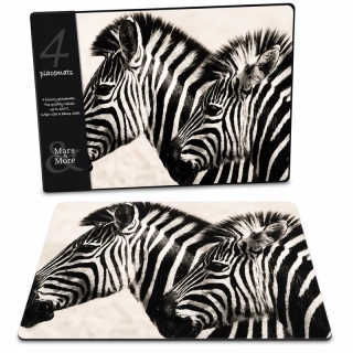 Korkové prostírání - Zebra
